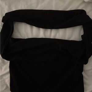 Black Off-Shoulder Top